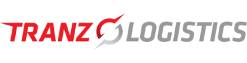A white background with a logo of TRANZ LOGISTICS